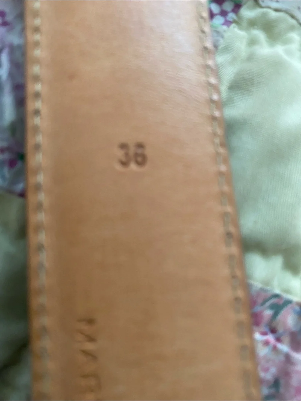 MARTIN DINGMAN LEATHER BELT
